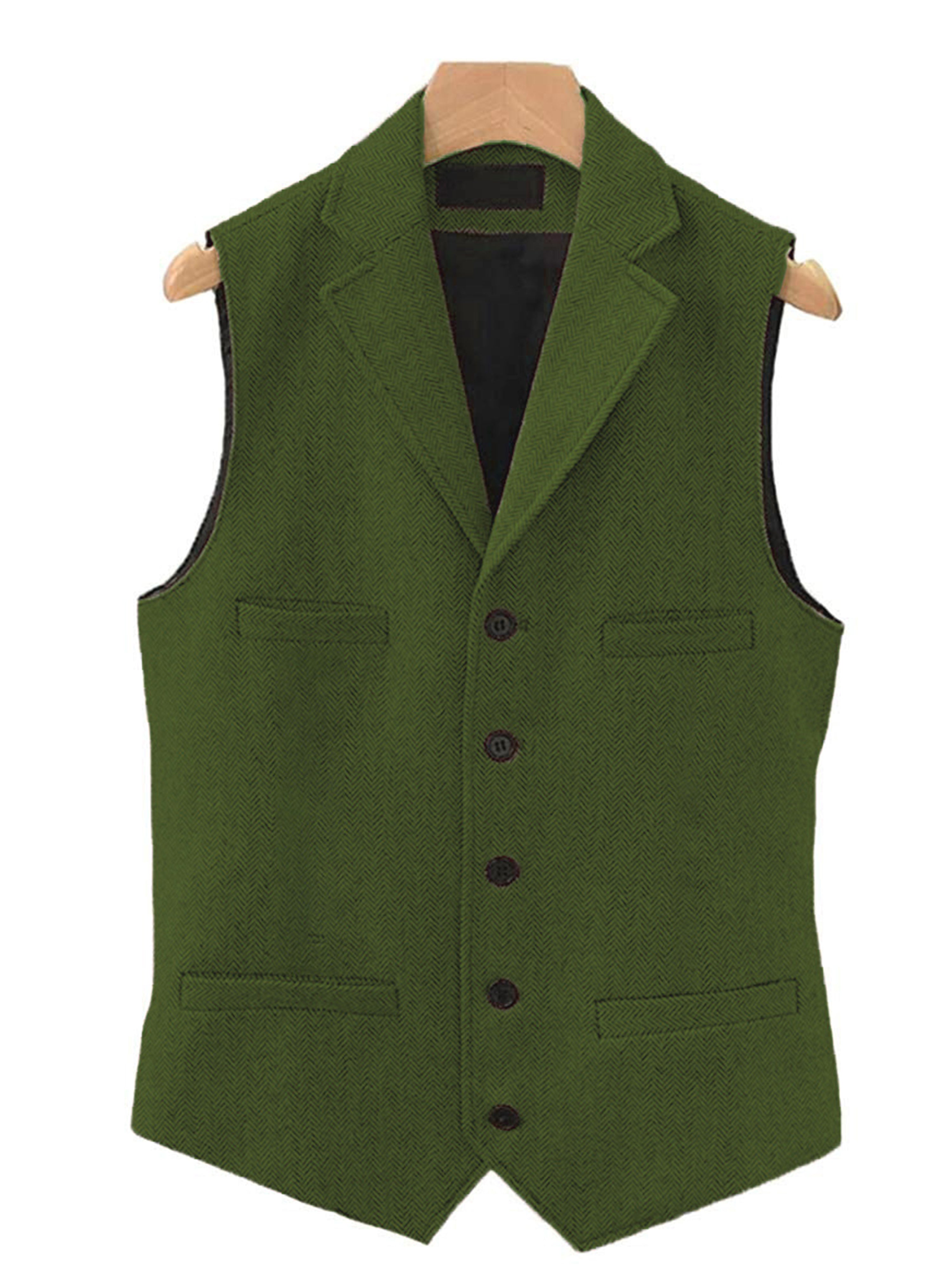 Herringbone Groom Best Man Wedding Dress Vest