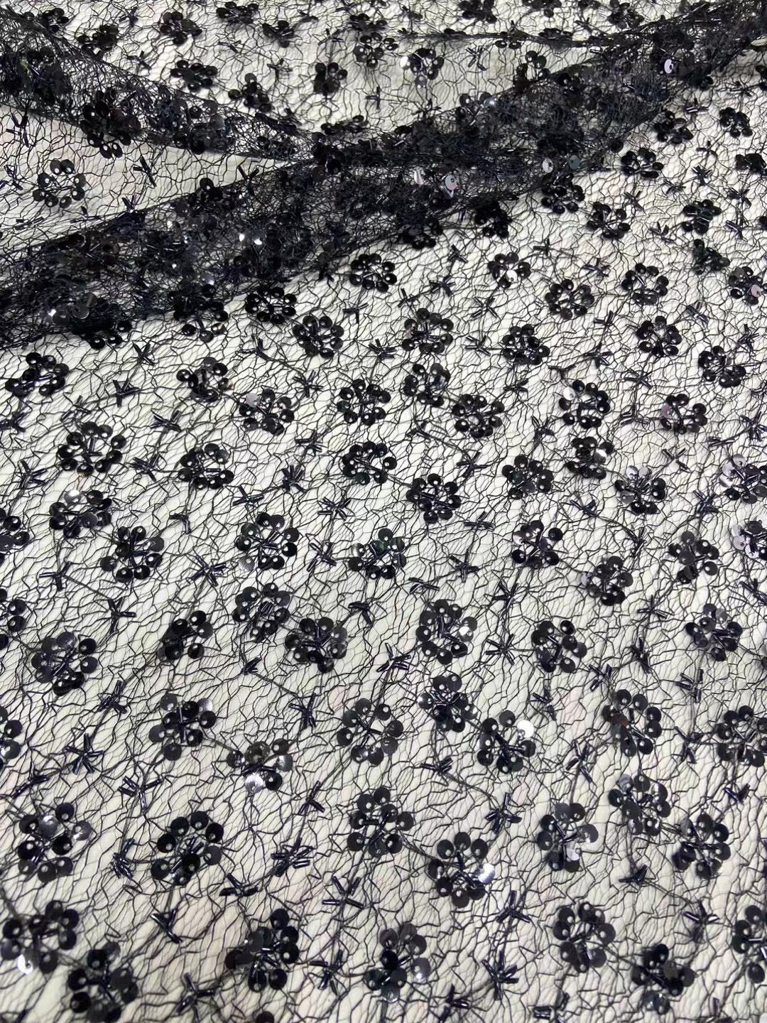 Black Prom Dresses Women's Dress Floral Appliques 3/4 Sleeve A-Line Prom Dress