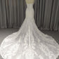 Mermaid Sweetheart Court Train Wedding Dresses With Lace