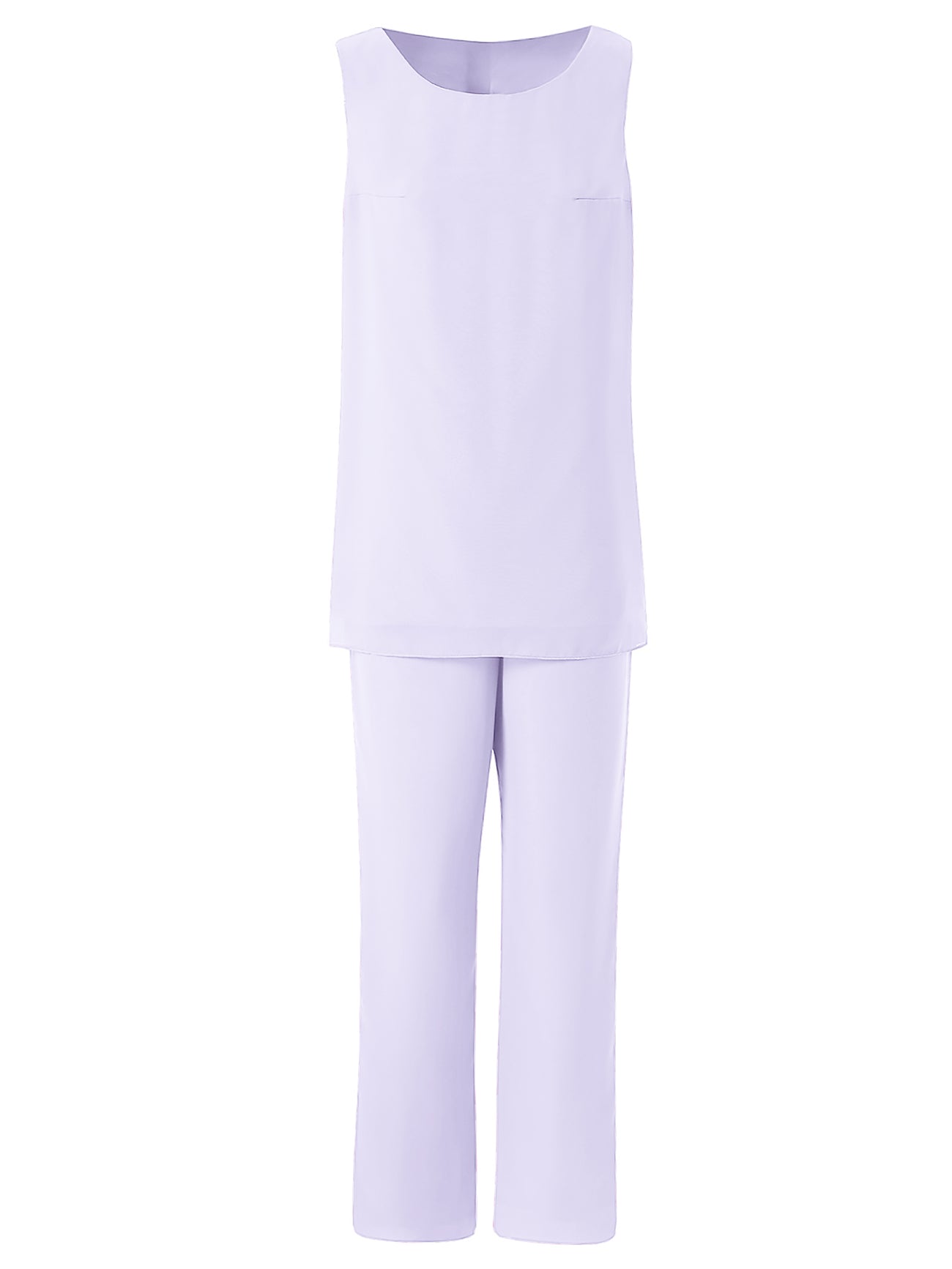 Cicinia Chiffon Chocolate Mother Of The Bride Pant Suits 2 Pieces Plus Size V-neck main image 1