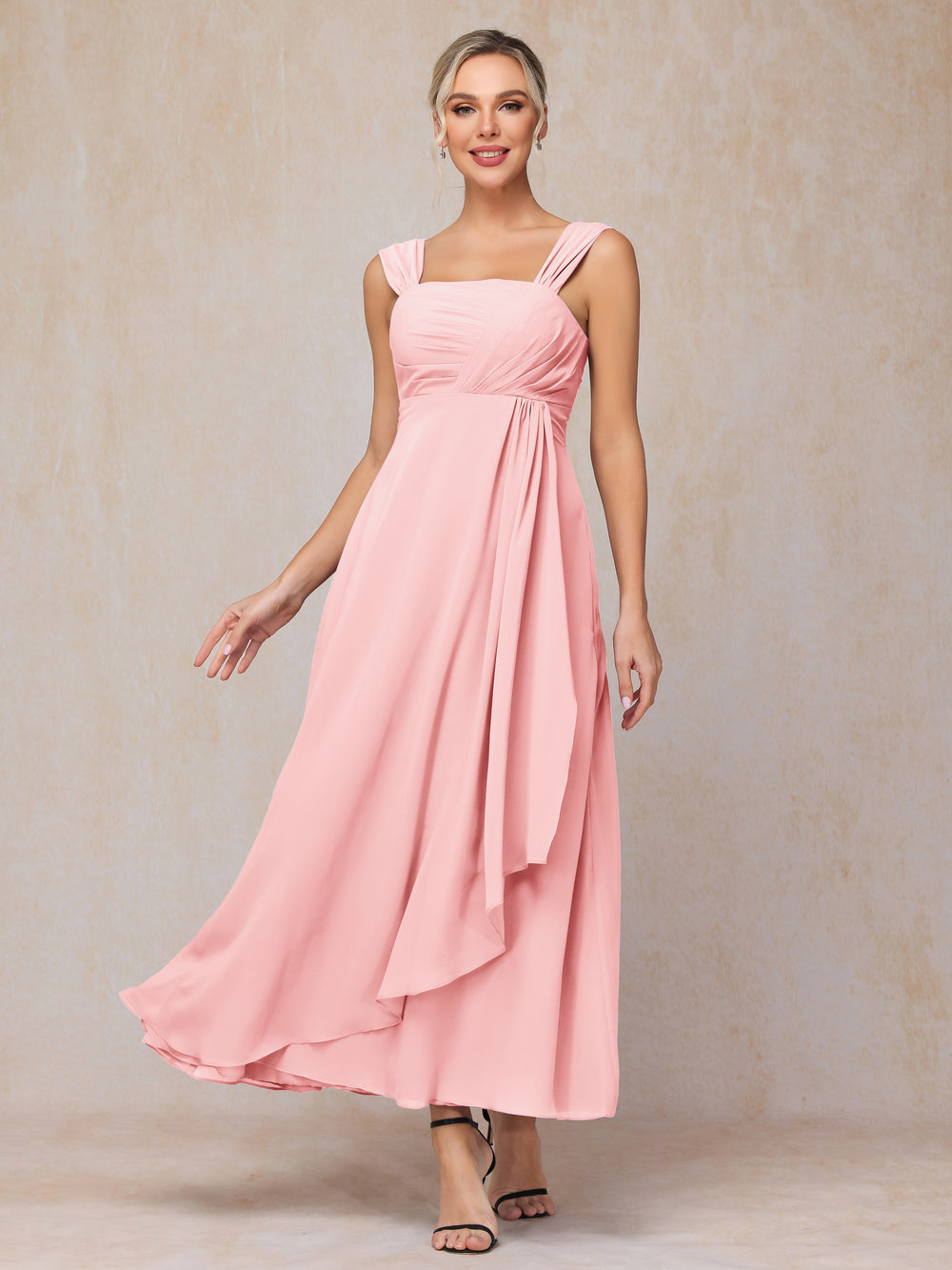 Cicinia Cabernet Mother Of The Bride Dress With Sleeves Long Chiffon Lace A-line Classy main image 0