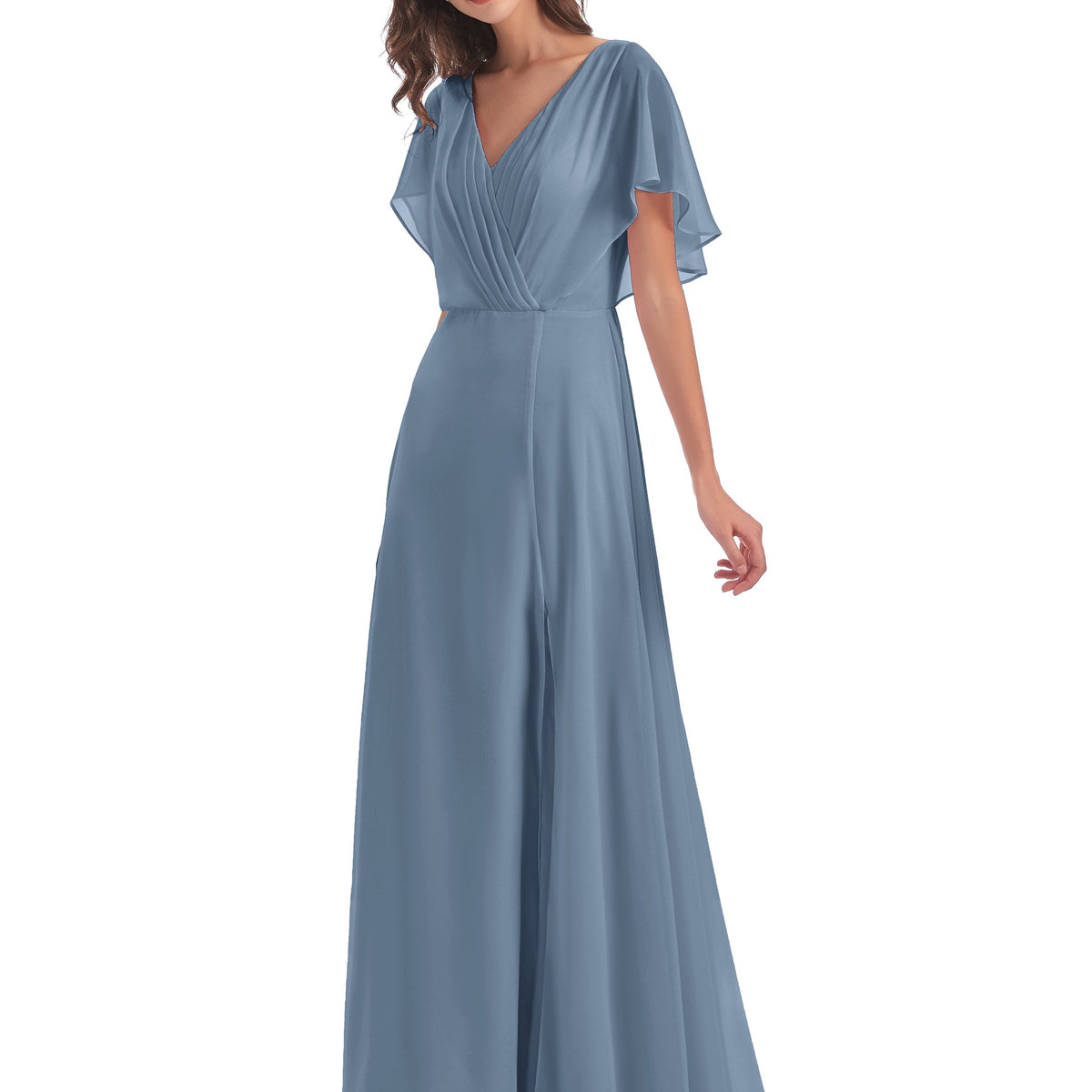 high low casual dresses cheap PRETTYGARDEN Women's Summer Maxi Dress Wrap Floral Boho Short S If you want to best seller: jy Modest Maxi Dress Brown Colour:Yosemite Navy