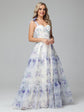 Cicinia Stormy Prom Dresses Long Chiffon A-line Ruffles Plus Size main image 1
