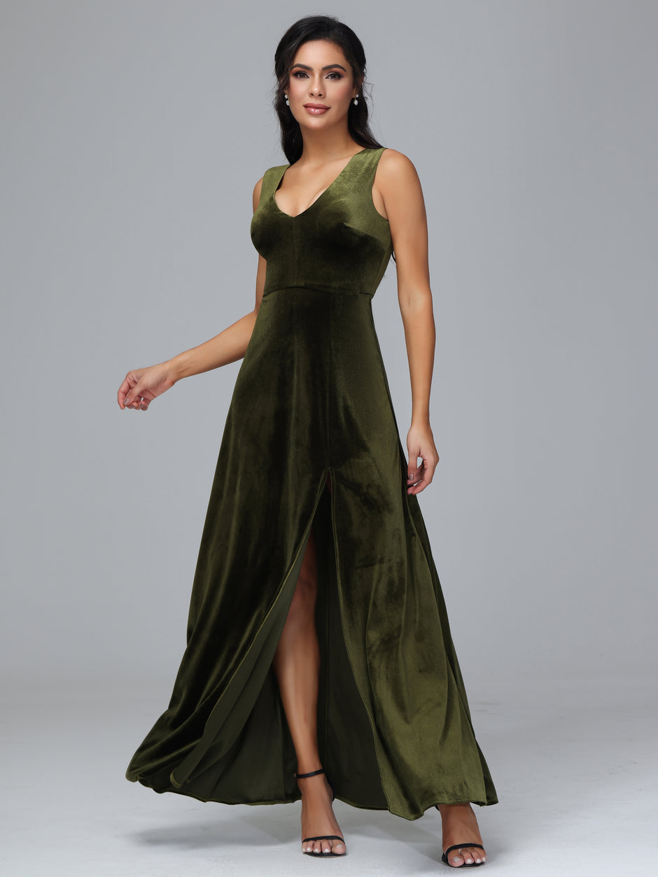 Velvet Bridesmaid Dresses