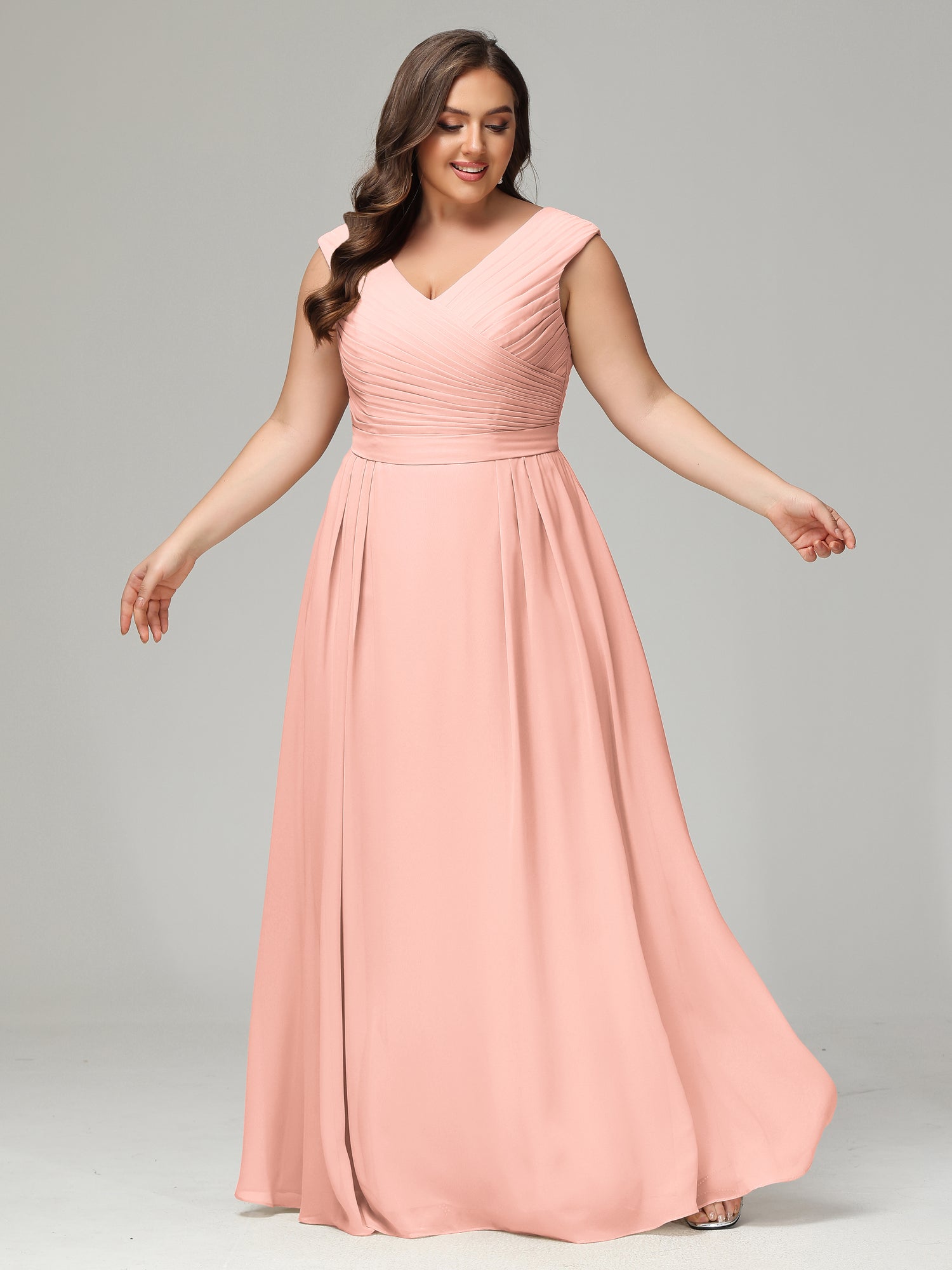 Long plus shop size bridesmaid dresses