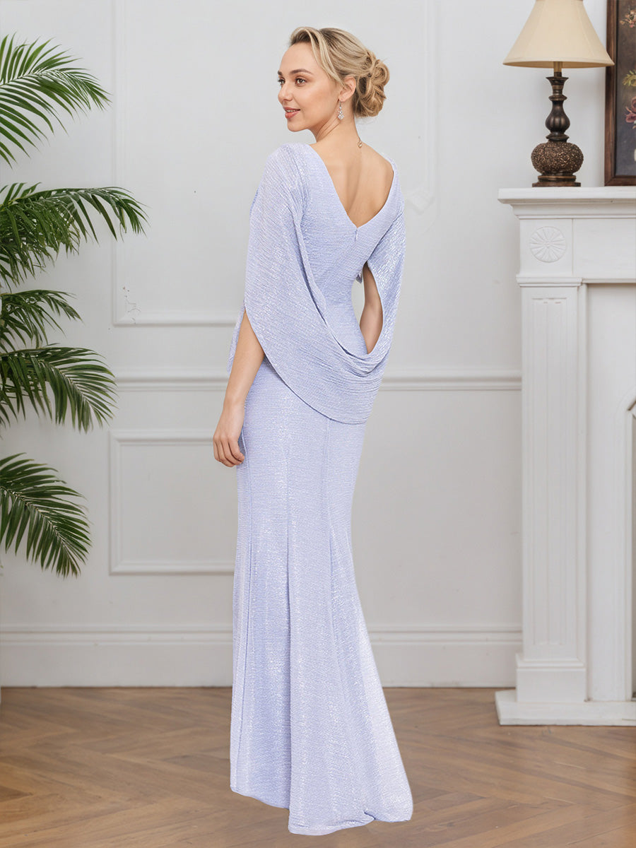 Cicinia Lavender Mother Of The Bride Dress Trumpet/Mermaid Long Floor Length