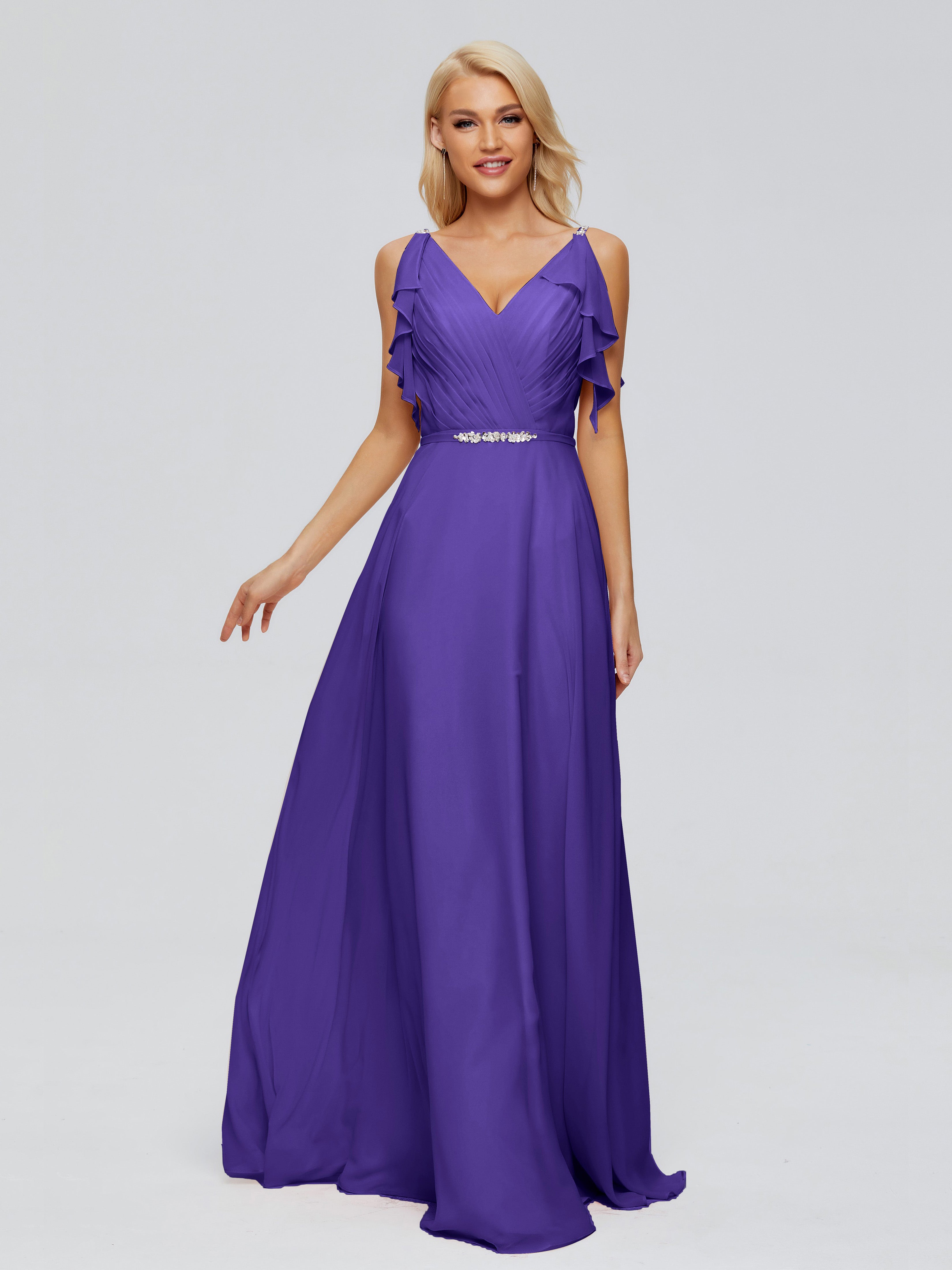 Cheap regency purple bridesmaid dresses best sale