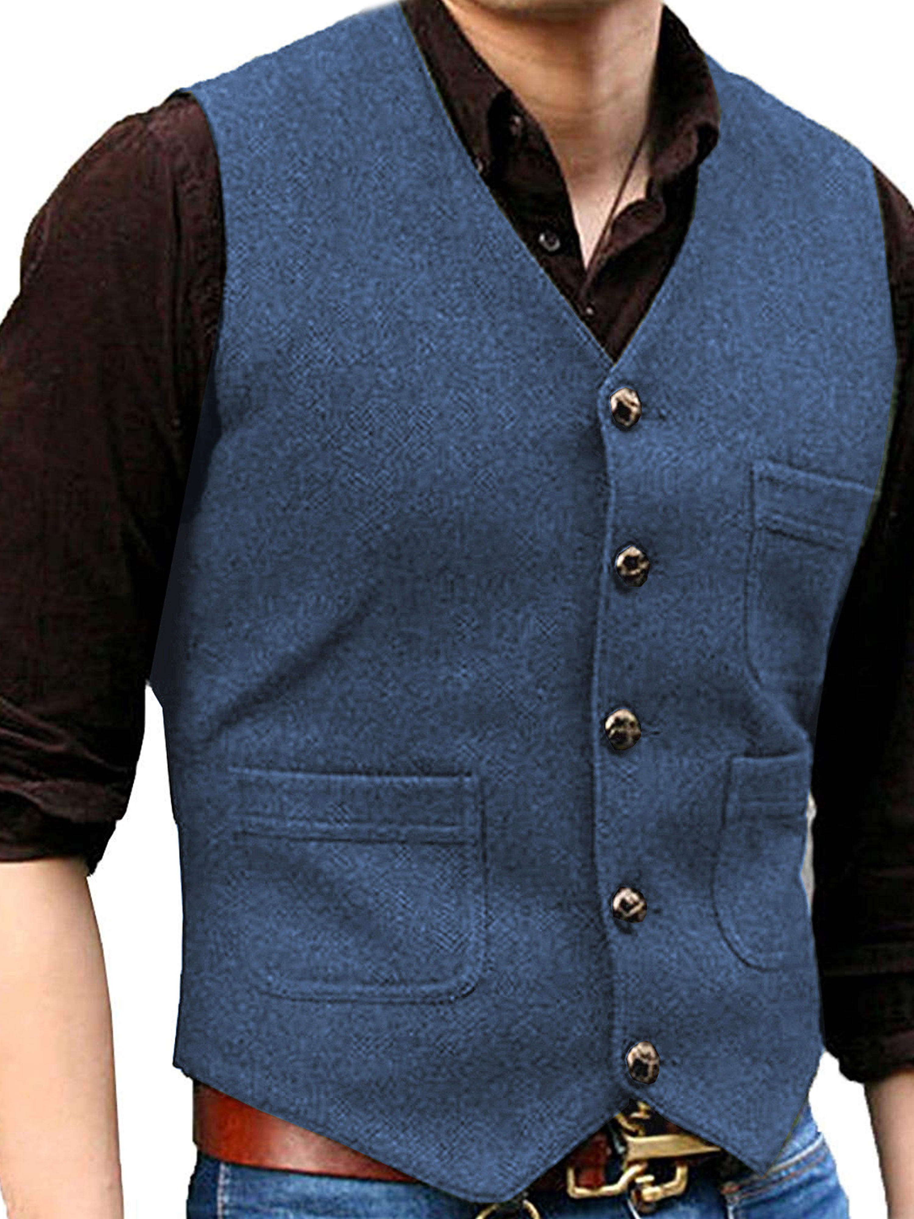 Vest Wedding Groom Best Man Vest Business Slim