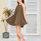 Fluffy Lace Straps Chiffon Junior Bridesmaid Dress