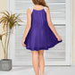 Fluffy Lace Straps Chiffon Junior Bridesmaid Dress