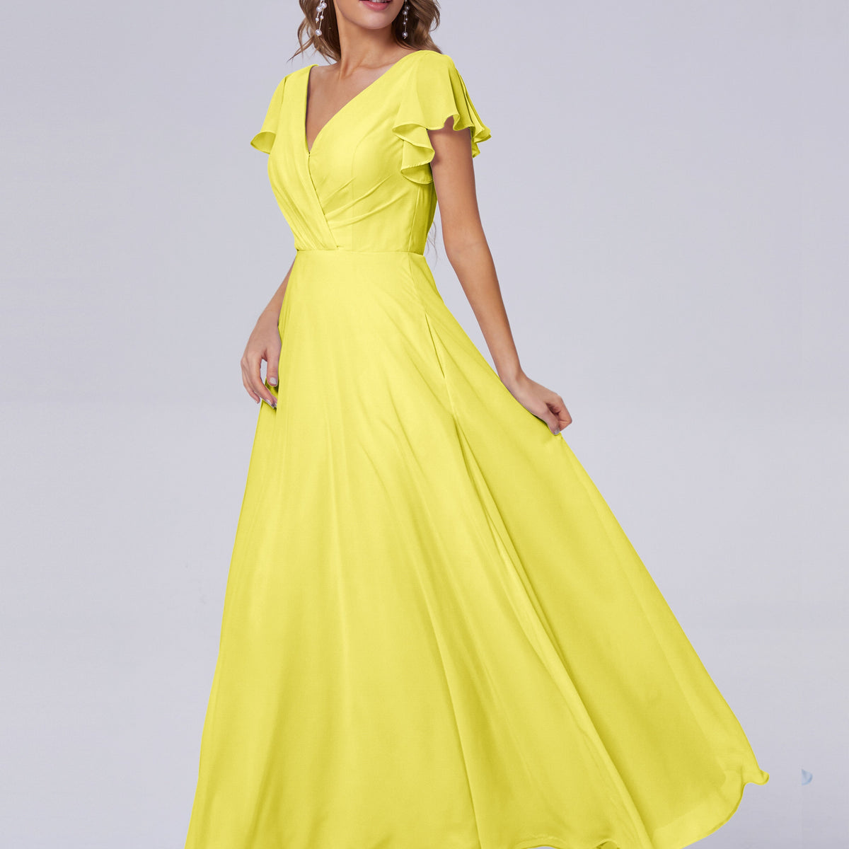 Lemon Bridesmaid Dresses Debenhams Genevieve Ruffles Bridesmaid V Neck Lemon Bridesmaid Dresses Debenhams Genevieve Ruffles Bridesmaid V Neck