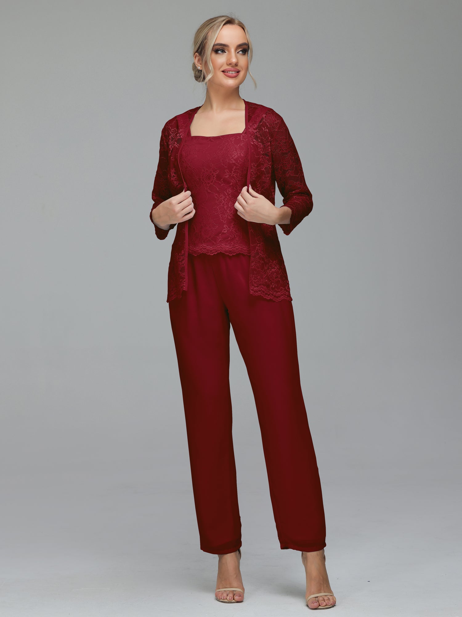 3 piece 2024 dressy pantsuits