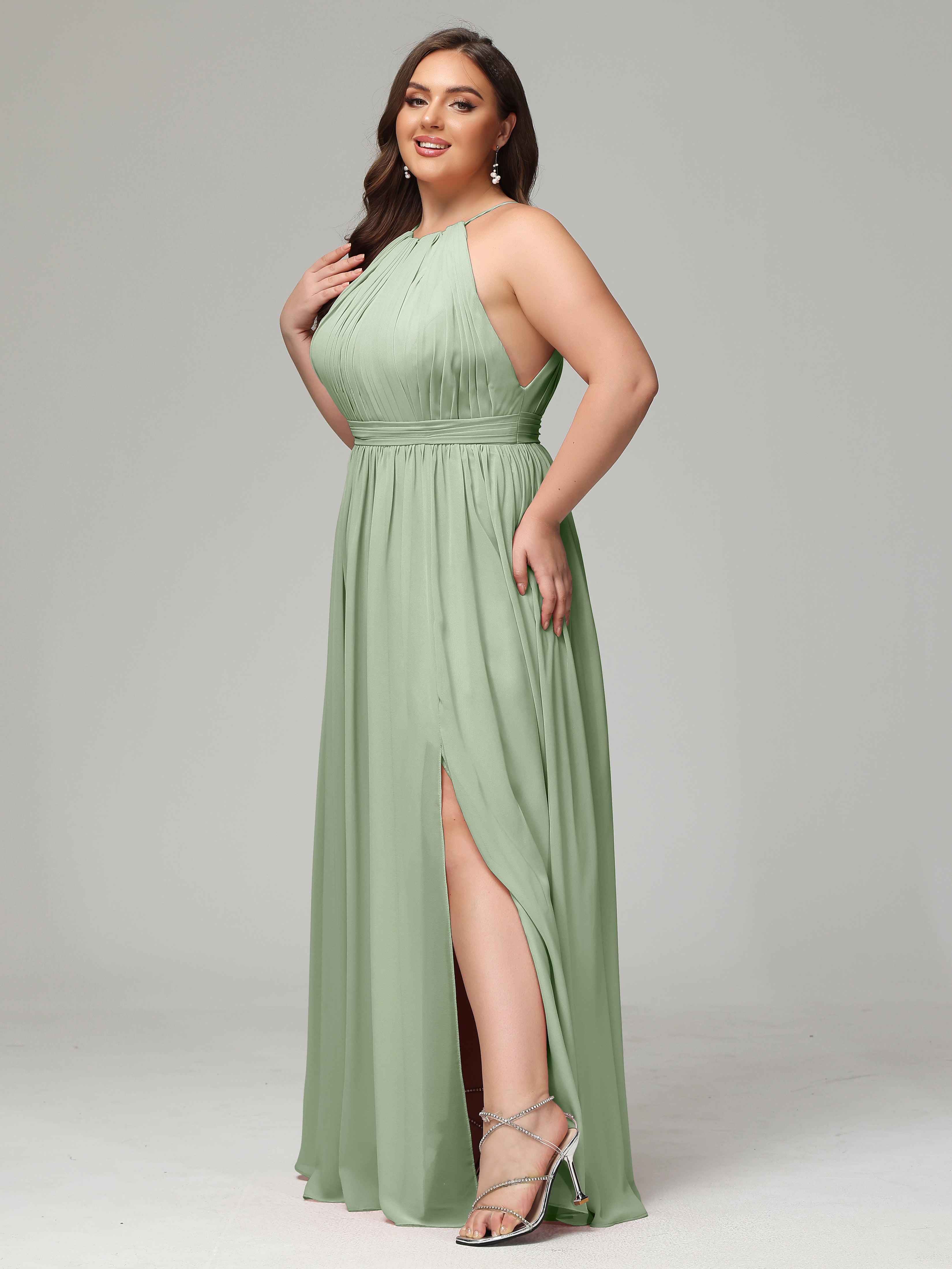 Plus size halter sundress best sale