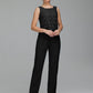 Jumpsuit Separates Scoop Illusion Floor-Length Chiffon Lace Mother of the Bride Dress