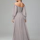 Mirabelle Long Sleeves Off Shoulder Chiffon Bridesmaid Dresses