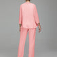 Pantsuit Separates Floor length Chiffon Mother of the Bride Dress