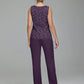 Pantsuit Separates Floor length Chiffon Mother of the Bride Dress