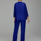 Pantsuit Separates Floor length Chiffon Mother of the Bride Dress