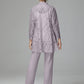 Pantsuit Separates Scoop Floor-Length Chiffon Mother of the Bride Dress