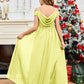 Spaghetti Straps Chiffon Junior Bridesmaid Dress