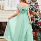 Spaghetti Straps Chiffon Junior Bridesmaid Dress