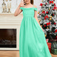 Spaghetti Straps Chiffon Junior Bridesmaid Dress