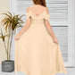 Spaghetti Straps V-Back Chiffon Junior Bridesmaid Dress