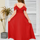 Spaghetti Straps V-Back Chiffon Junior Bridesmaid Dress