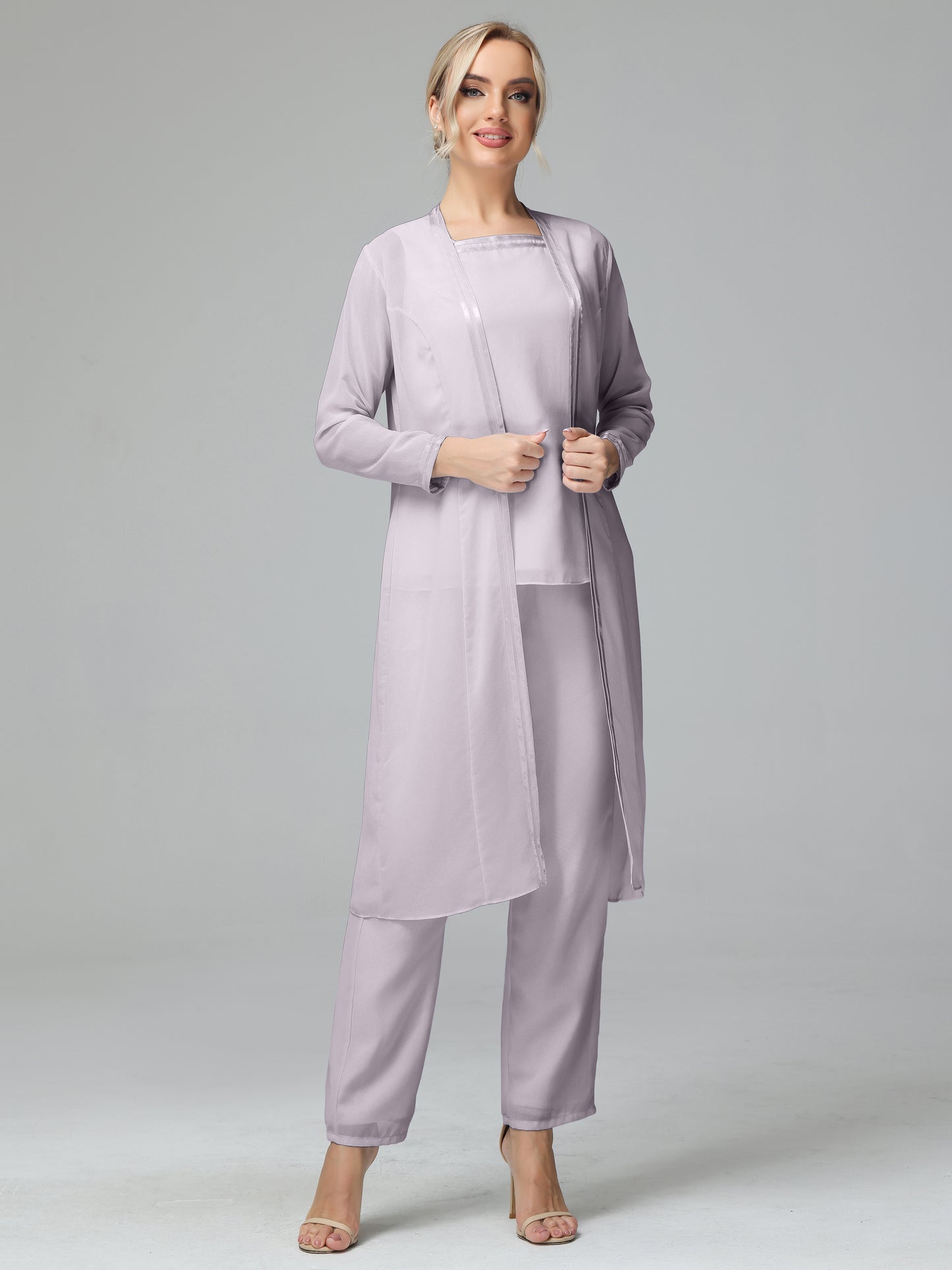 Special Long Sleeves Chiffon Mother of the Bride Dress