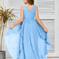 V-Neck Sleeveless Chiffon Junior Bridesmaid Dress