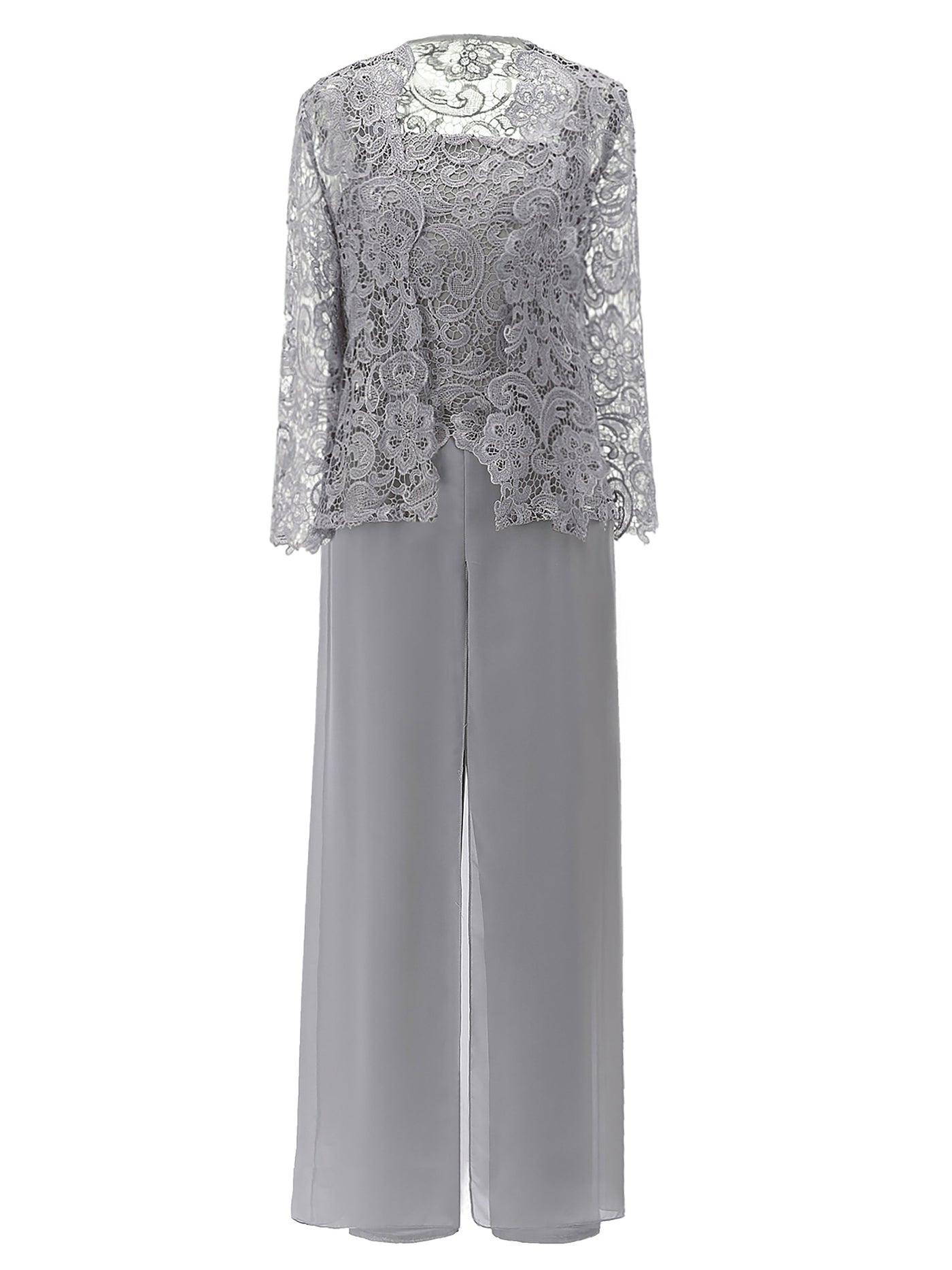 Cicinia Regency 3 Pieces Mother Of The Bride Pant Suits Plus Size For Wedding Chiffon Beaded