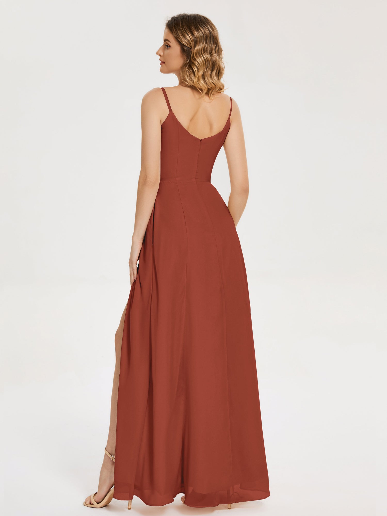 Rust bridesmaid cheap dresses uk