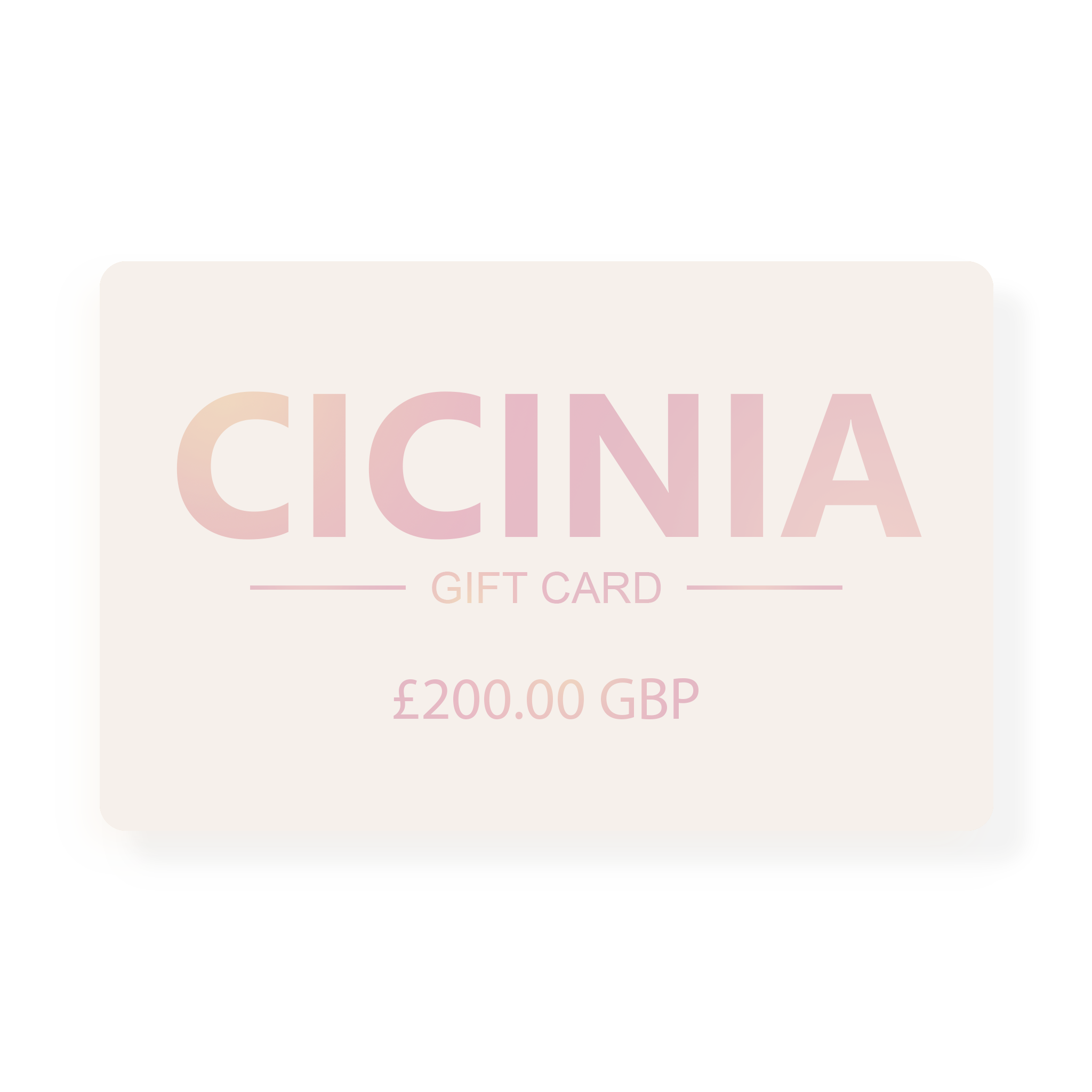 Cicinia Gift Card