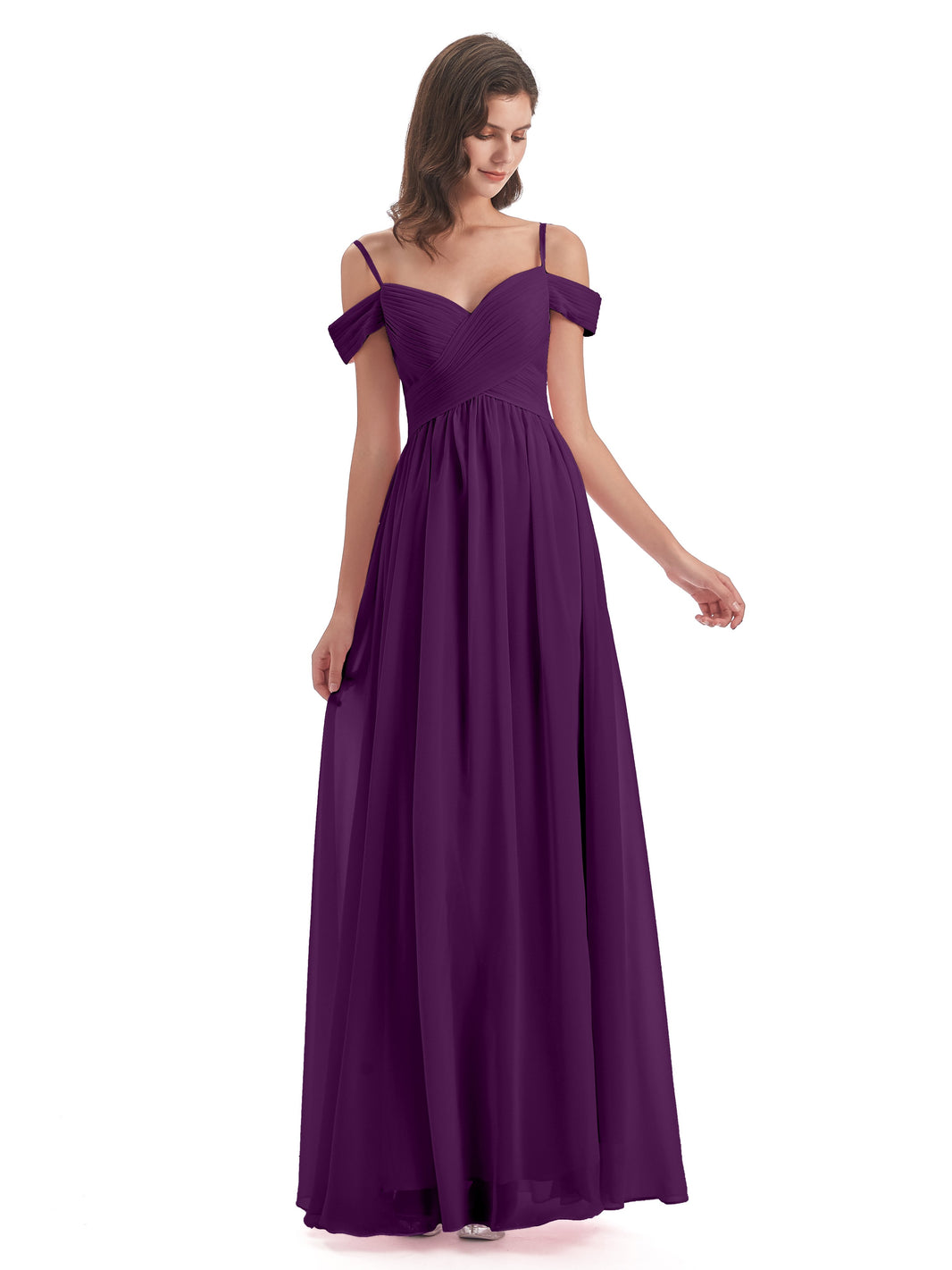 Tailor- Made Timeless Bridesmaid Dresses in Grape | Cicinia