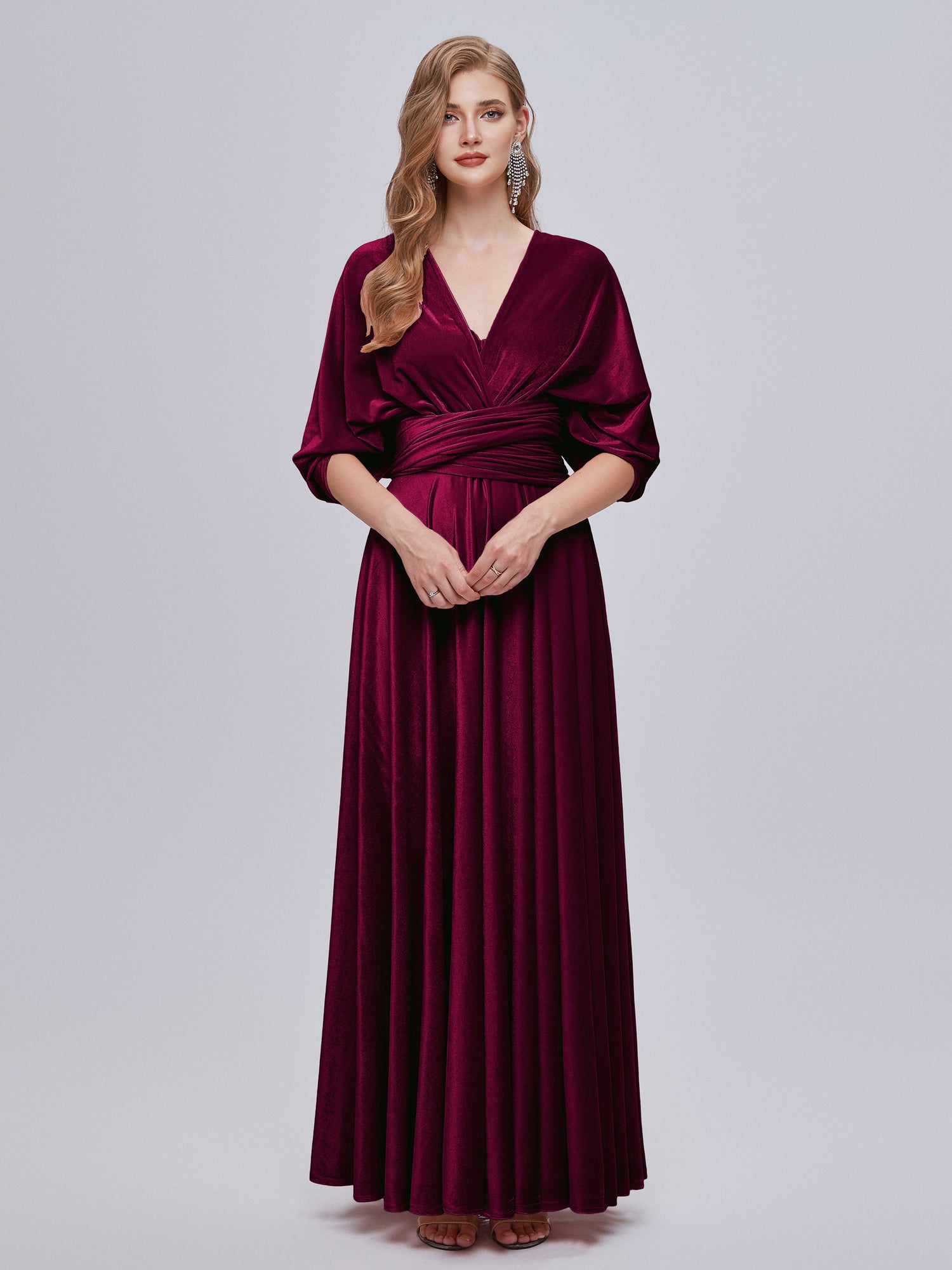 Juliet Gorgeous Convertible Velvet Bridesmaid Dresses