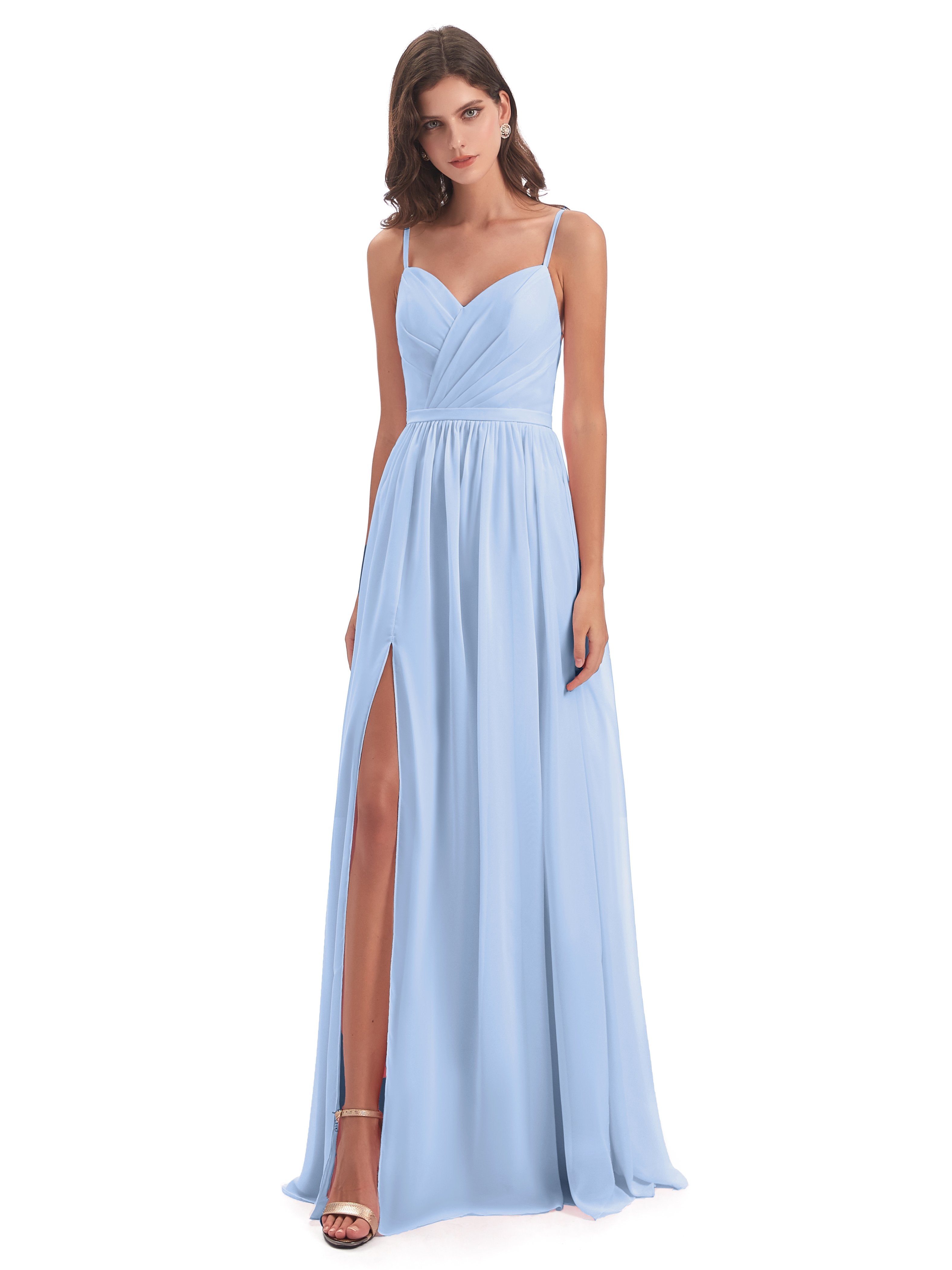 Extremely Delicate Sky Blue Bridesmaid Dresses | Cicinia