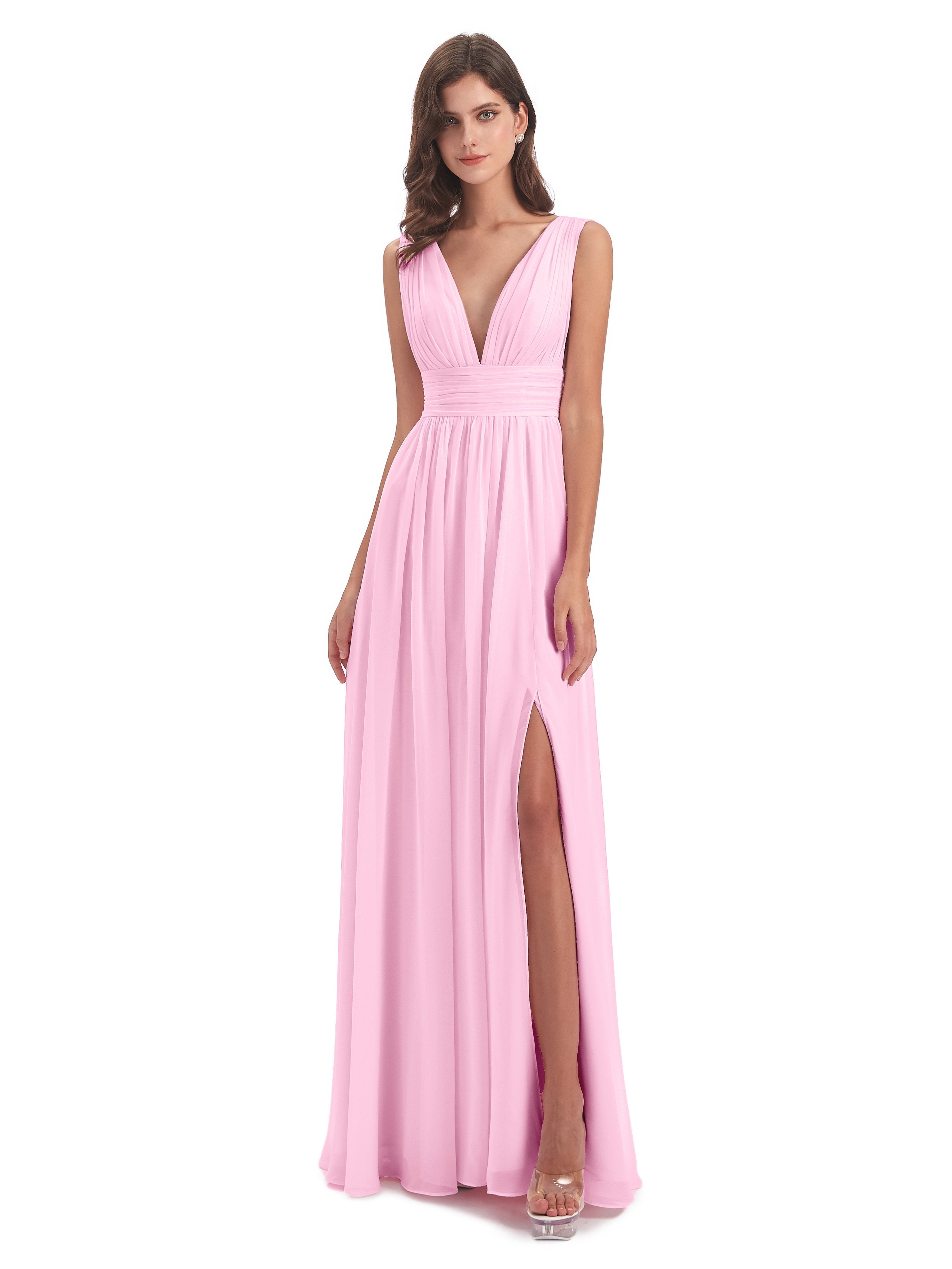 Candy pink bridesmaid dresses best sale