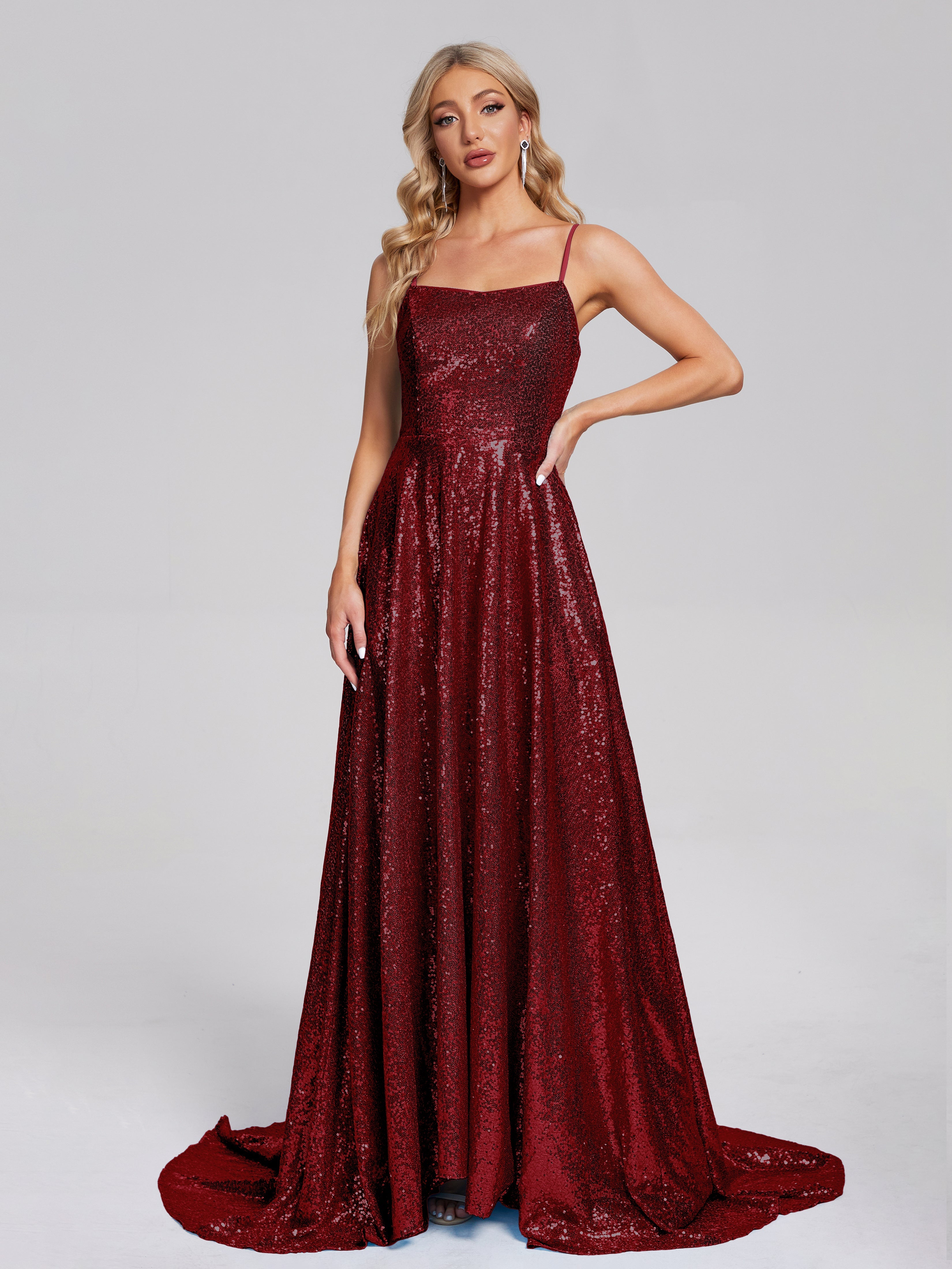 Fashion burgundy dresses uk