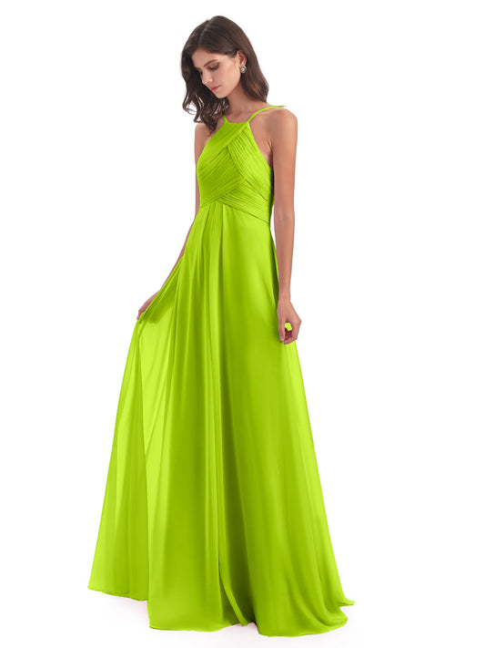 2022 Trendy Lime Green Bridesmaid Dresses