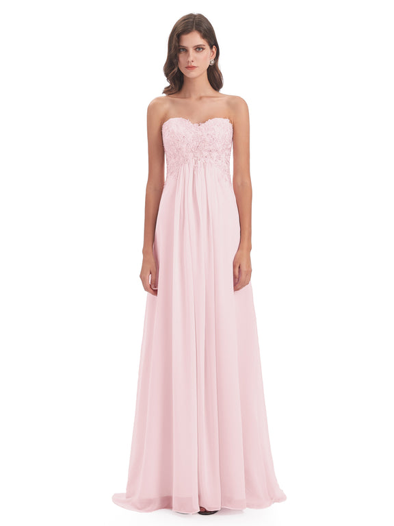Charlize Trumpet/Mermaid V-Neck Lace Natural Waist 3/4 Length Sleeve Sweep-Brush Train Bridesmaid Dresses main image 0