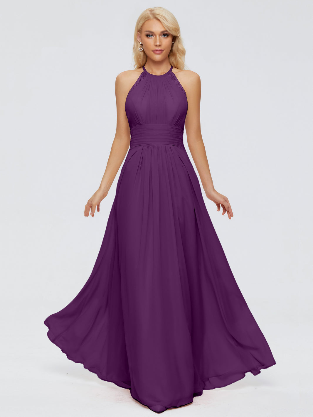Tailor- Made Timeless Bridesmaid Dresses in Grape | Cicinia