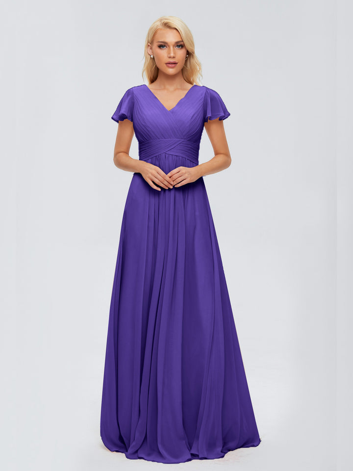 Stylish Asymmetrical Regency Bridesmaid Dresses | Cicinia