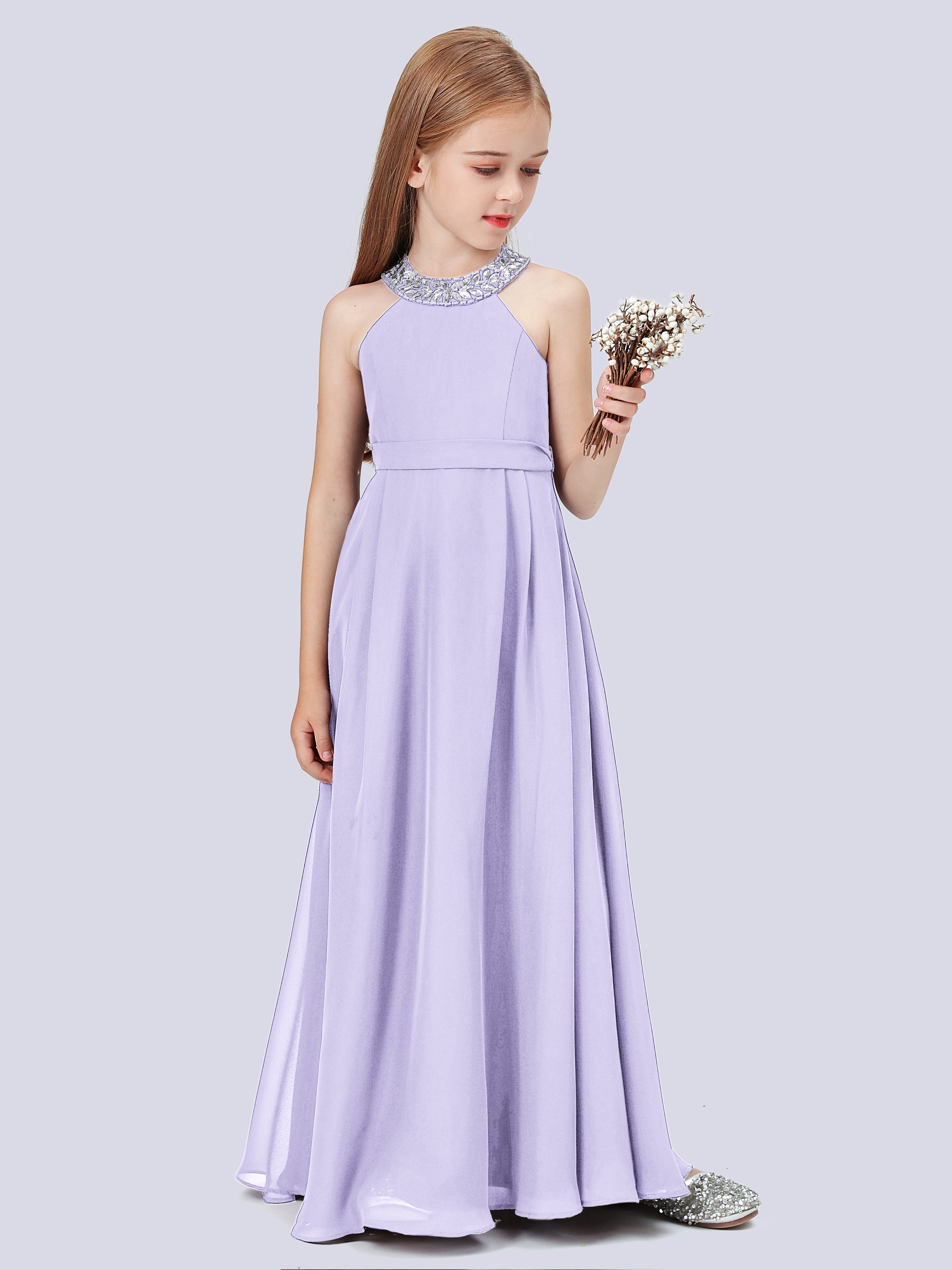 Lilac junior bridesmaid dresses hotsell