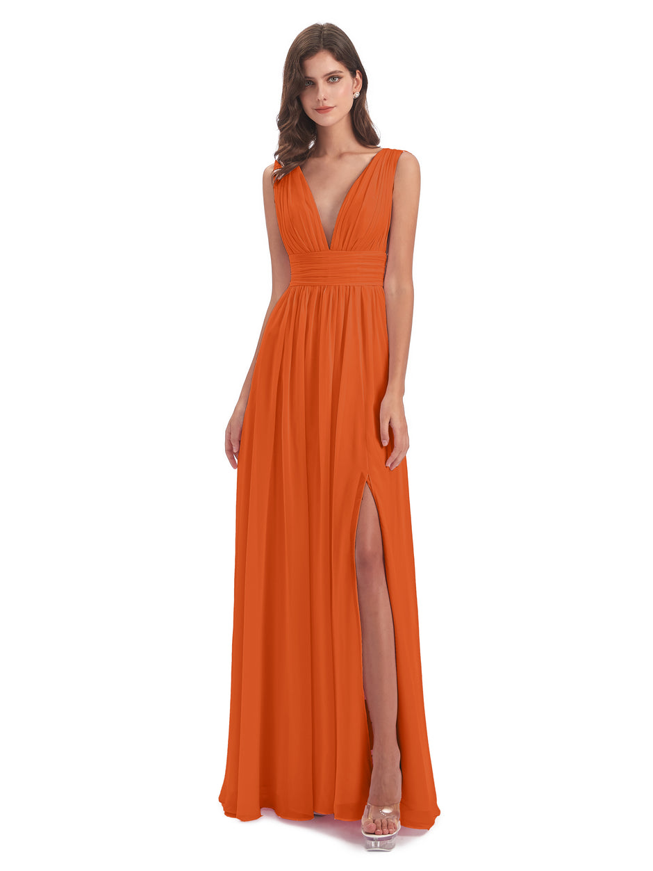 Burnt Orange Bridesmaid Dresses 2031