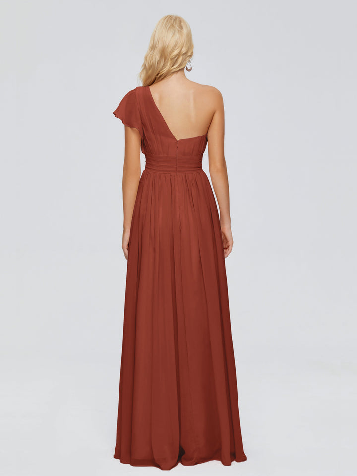 Cicinia Pleats Chiffon Dusty Sage Mother Of The Bride Dress Plus Size Long Floor Length A-line main image 1