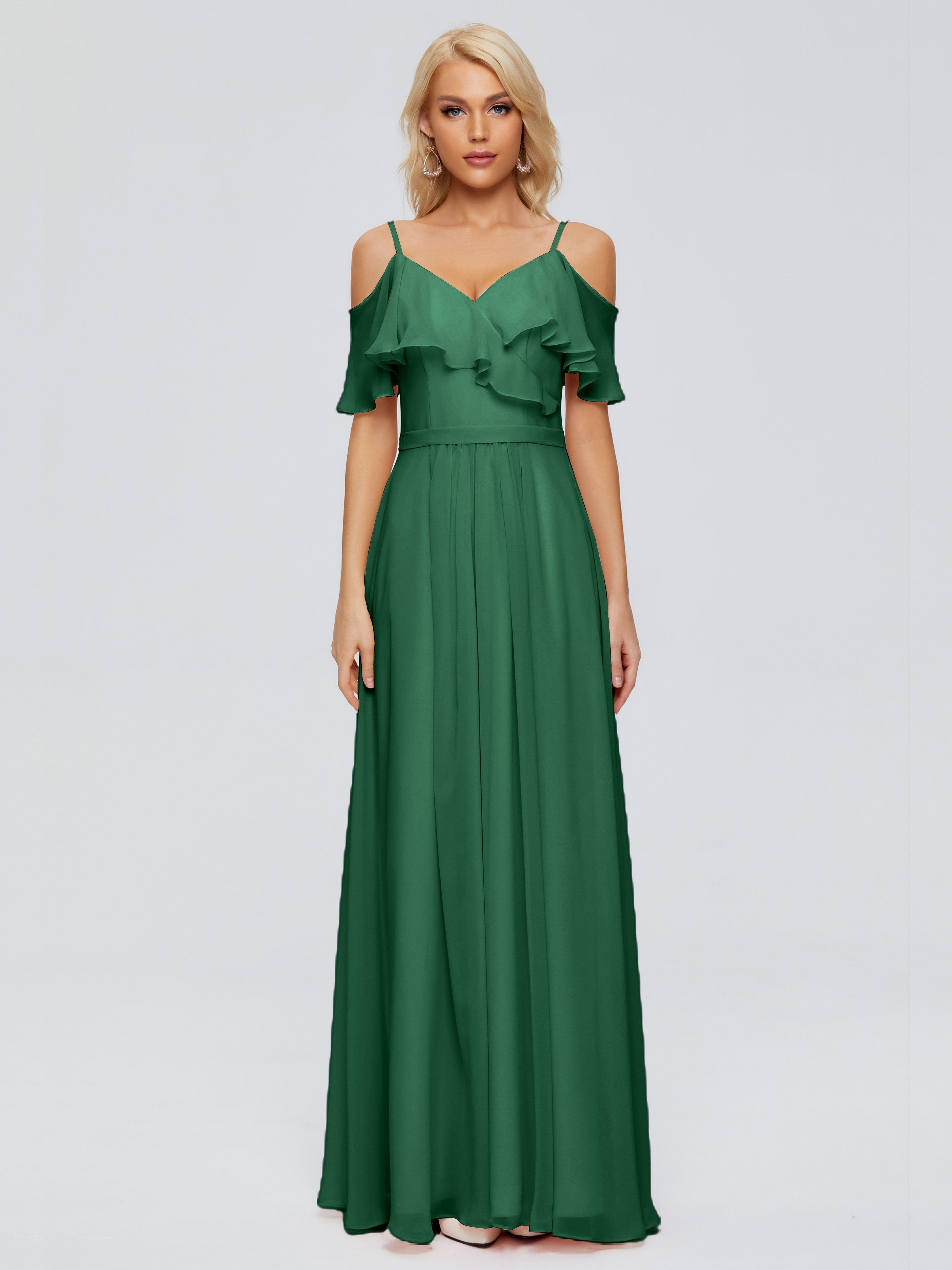 155+ Elegant Dark Green Bridesmaid Dresses | Cicinia