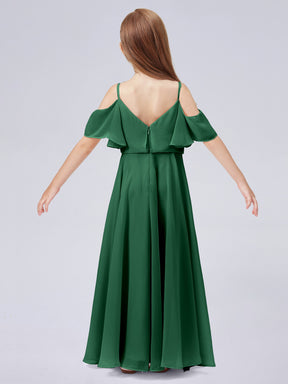 Two Layers Ruffles Junior Bridesmaid Dresses Azalea