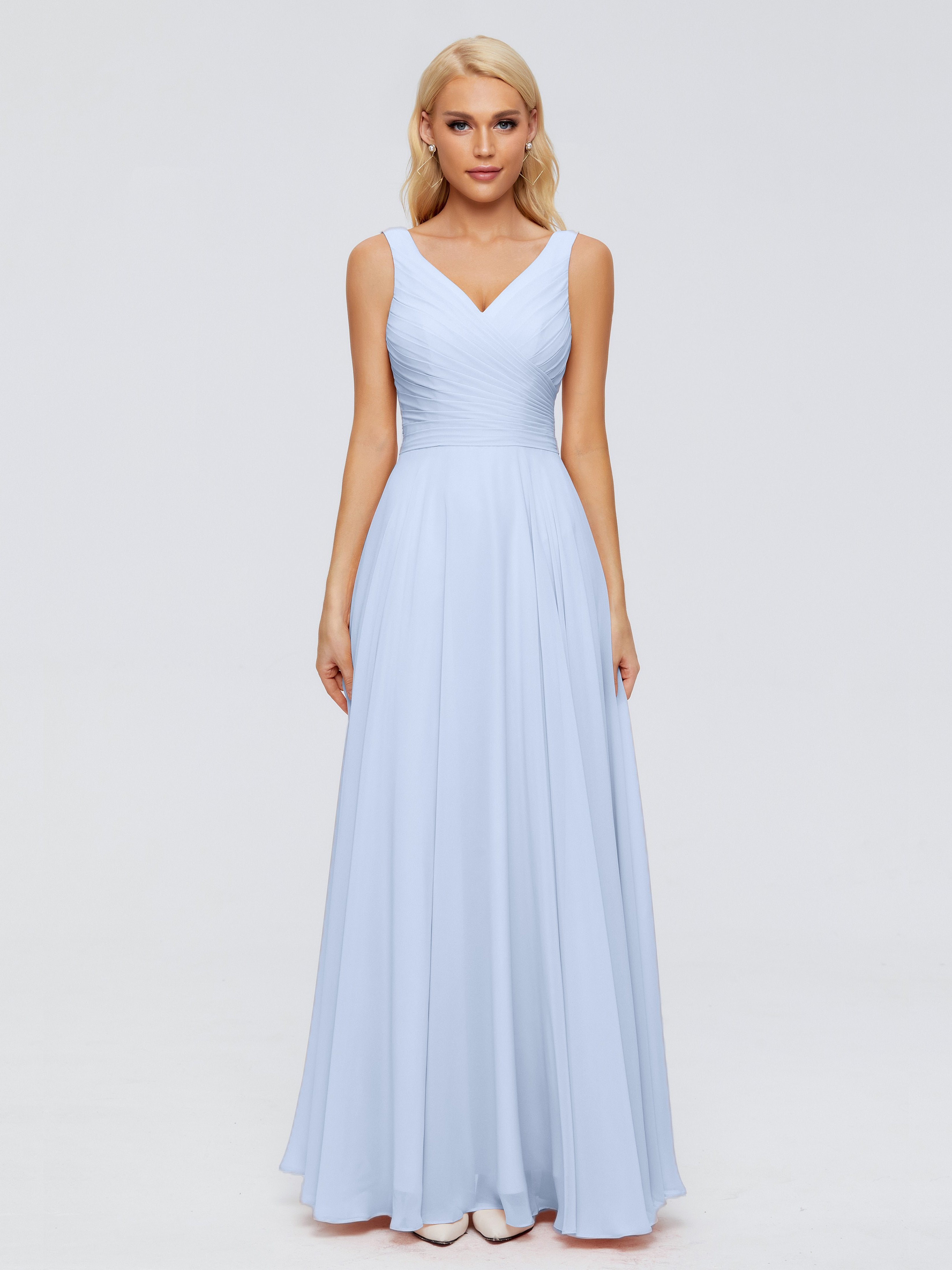 Extremely Delicate Sky Blue Bridesmaid Dresses Cicinia