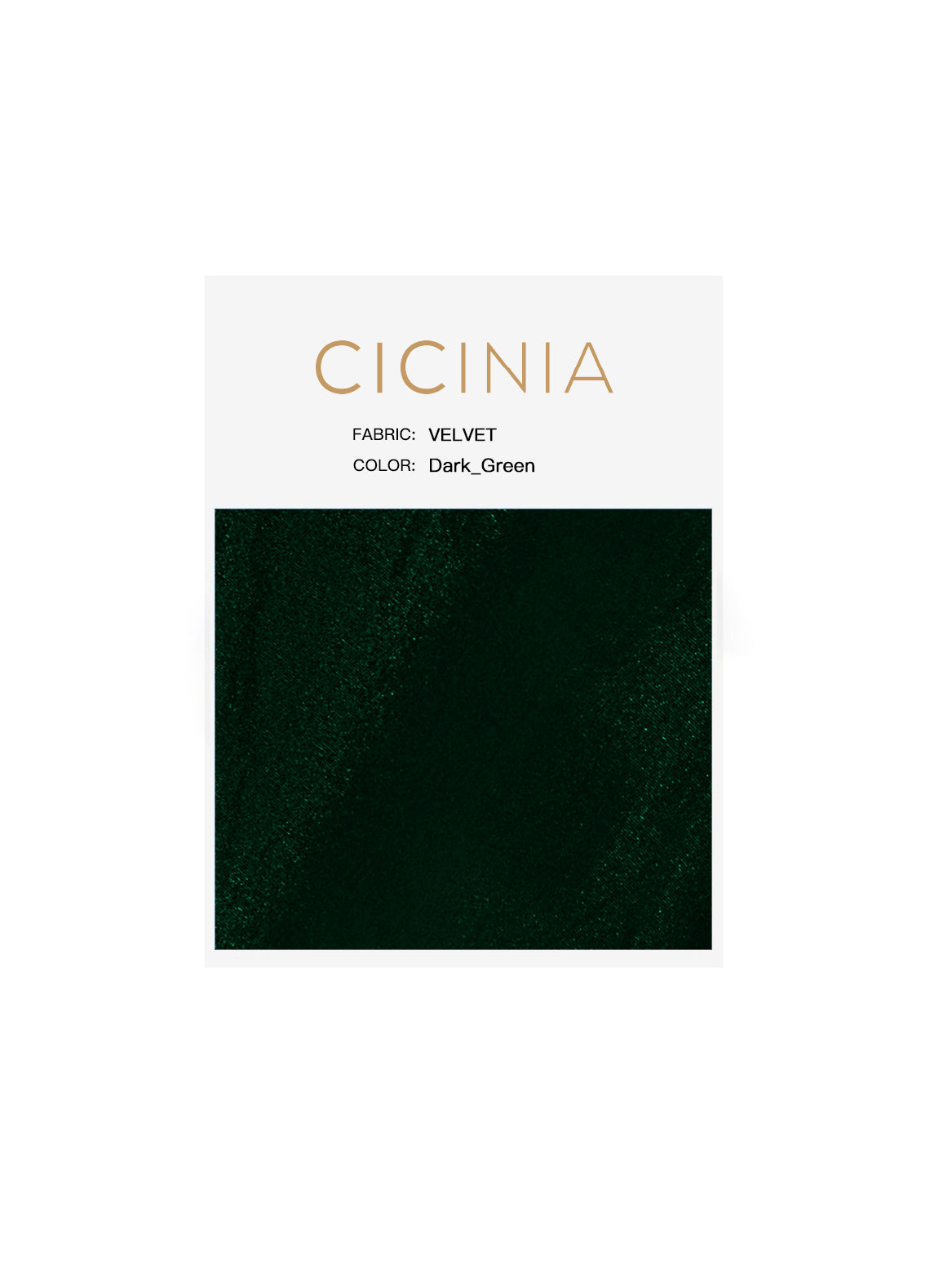 Cicinia Velvet Swatches UK