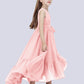 Chiffon High-Low Junior Bridesmaid Dress